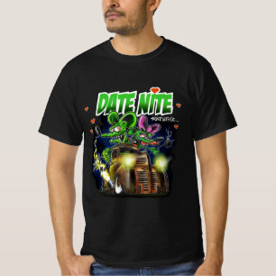 Camiseta Noche de la fecha de la corteza rata