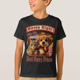 Camiseta Noche de la película - Mejor Amigo del Furry - Gat