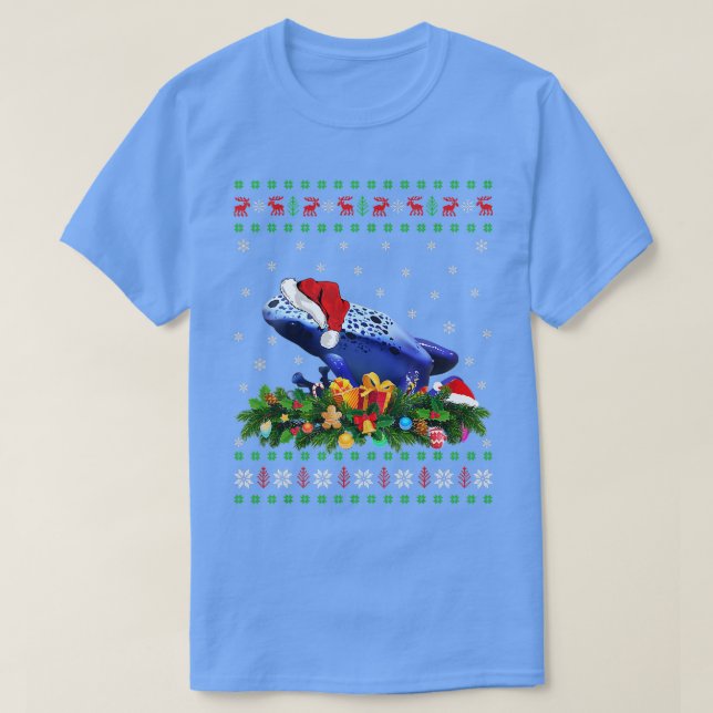 Camiseta Noche de los amantes de los animales Santa Hat ven (Diseño del anverso)