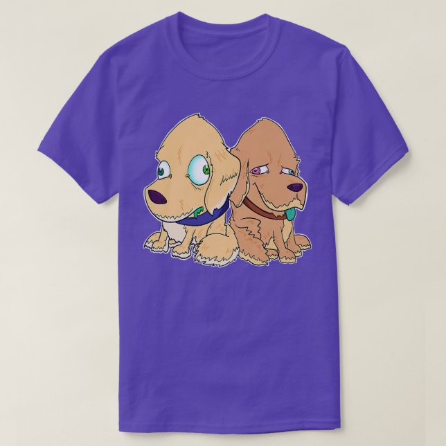 Camiseta Noche de los ZomBeans vivos - Ruby Bean y Rosa Be (Diseño del anverso)