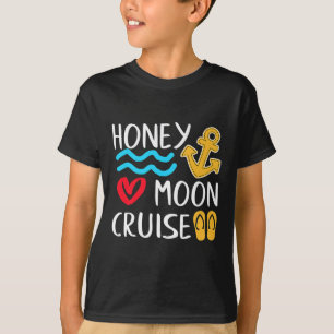 Camiseta Noche de luna de miel Parejas de cruceros Gran reg