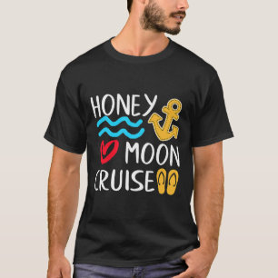 Camiseta Noche de luna de miel Parejas de cruceros Gran reg