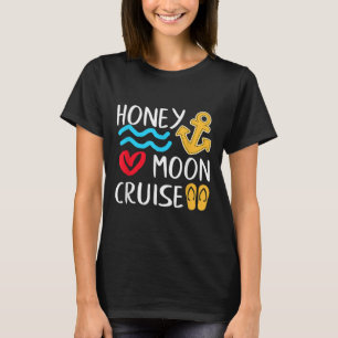 Camiseta Noche de luna de miel Parejas de cruceros Gran reg