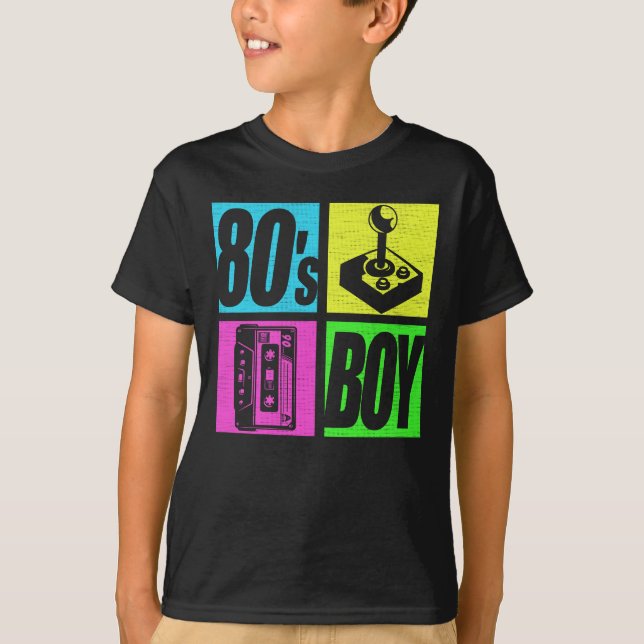 Camiseta Noche de moda de los años 80 Fiesta temática de lo (Anverso)