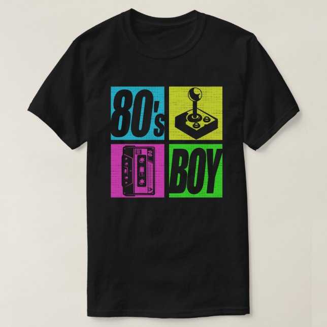 Camiseta Noche de moda de los años 80 Fiesta temática de lo (Diseño del anverso)