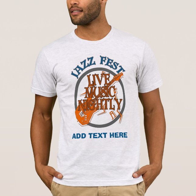 Camiseta Noche de música en directo (Anverso)