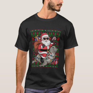 Camiseta Noche de Navidad feo ilumina a divertidos Navidade