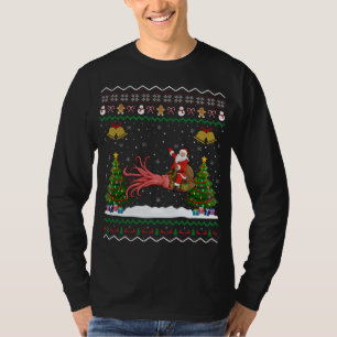 Camiseta Noche de Navidad feo regalo de Santa Riding Navida