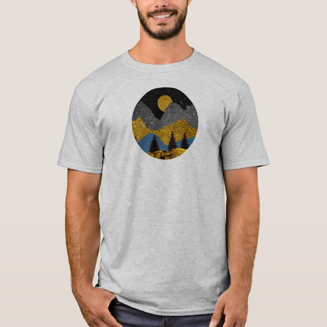Camiseta Noche de oro (Anverso)