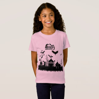 Camiseta Noche de Otoño Embrujada rosa