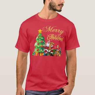 Camiseta Noche de Papá Noel Encende Feliz Navidad 2021