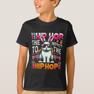 Camiseta Noche de Pascua Conejita Hip Hop Hippity Funny Wom