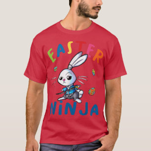 Camiseta Noche de Pascua Ninja Guay Bunny Ninja Lover Eggs