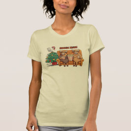 Camiseta Noche de películas de navidades en el Rancho