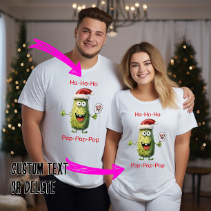 Camiseta Noche de piquetes de Ho-ho-ho y pop-pop