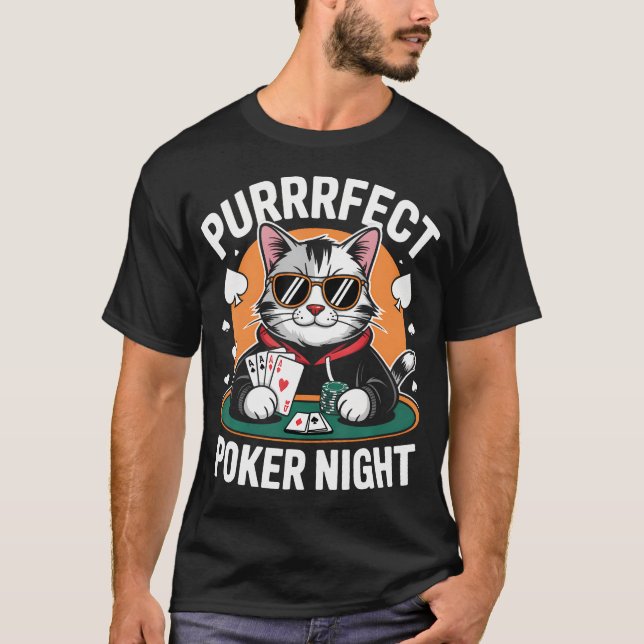Camiseta Noche de póquer (Anverso)