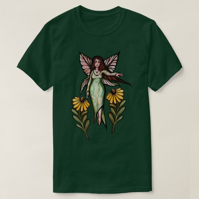 Camiseta Noche de primavera de arte de hadas de hadas (Diseño del anverso)