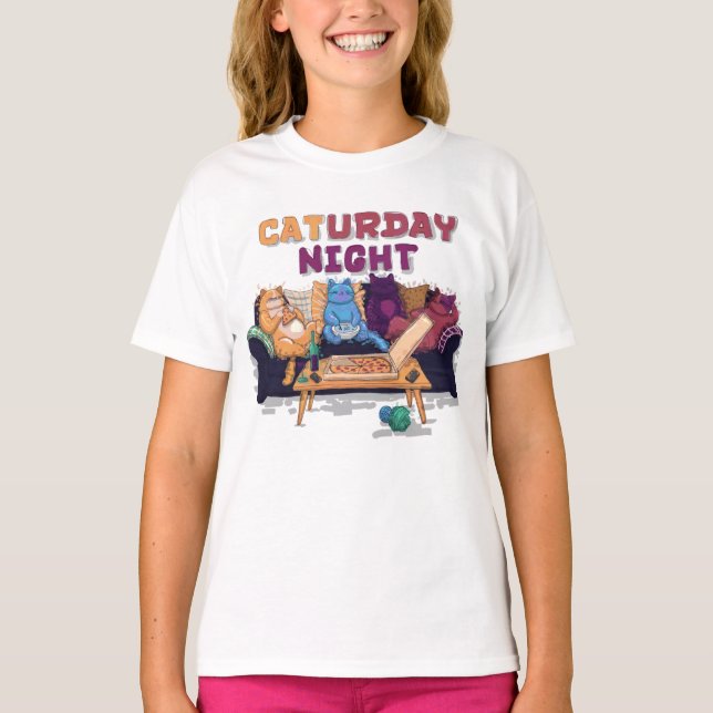 Camiseta Noche de sábado (Anverso)