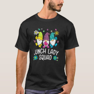 Camiseta Noche de Semana Santa Gnome Love Lunch Lady Squad