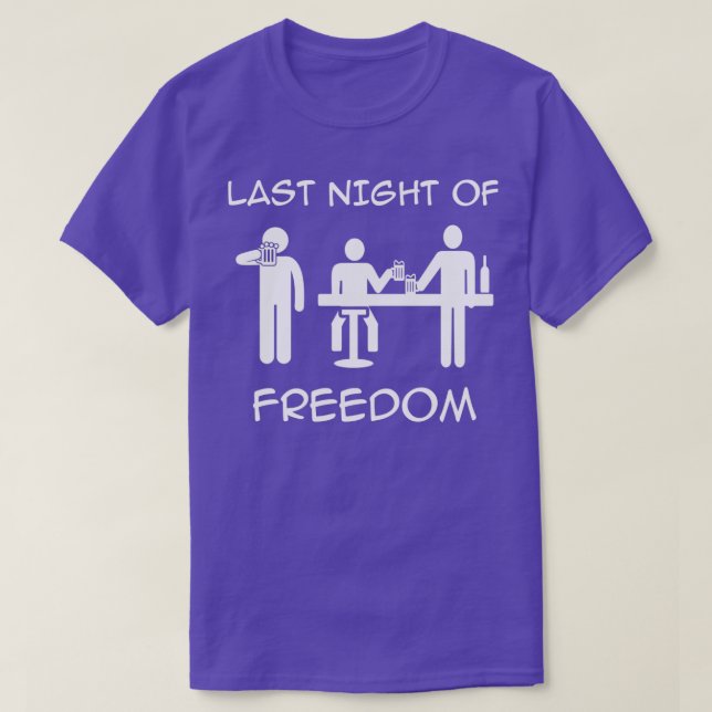 Camiseta Noche de soltera de boda Fiesta de soltera Última  (Diseño del anverso)