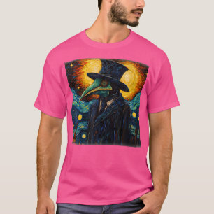 Camiseta Noche de Starry Van Gogh Médico de la peste divert