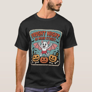 Camiseta Noche de terror de Halloween vintage en la calle p