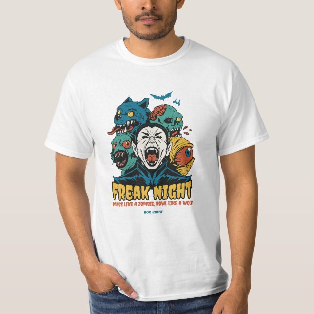Camiseta Noche de terror insoportable (Anverso)