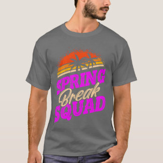 Camiseta Noche de vacaciones de primavera amigos vacaciones