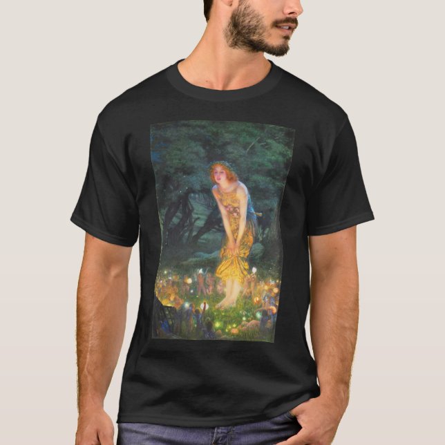 Camiseta Noche de verano (1908) de Edward Robert Hughes (Anverso)