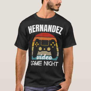 Camiseta Noche de video de la familia Hernandez