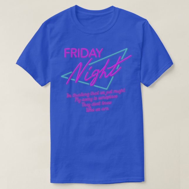 Camiseta Noche de viernes (Diseño del anverso)