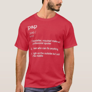 Camiseta Noche del abuelo de la divertida definición de la 