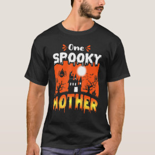 Camiseta Noche del castillo de Haunted para las mujeres Sca