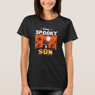 Camiseta Noche del castillo de Haunted para las mujeres Sca
