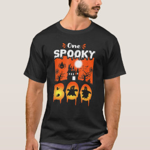 Camiseta Noche del castillo de Haunted para las mujeres Sca