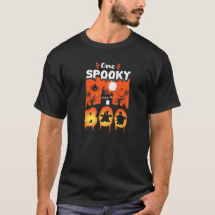 Camiseta Noche del castillo de Haunted para las mujeres Sca