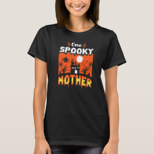 Camiseta Noche del castillo de Haunted para las mujeres Sca