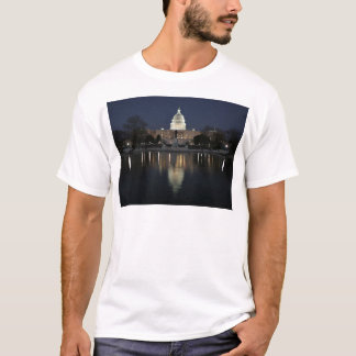 Camiseta Noche del edificio del capitolio de los E.E.U.U.