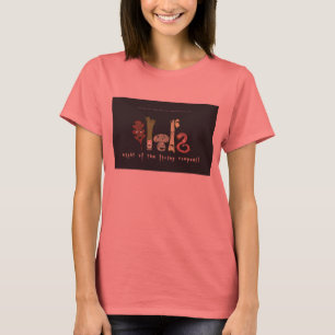 Camiseta ¡noche del estiércol vegetal vivo! ¡en su camisa!