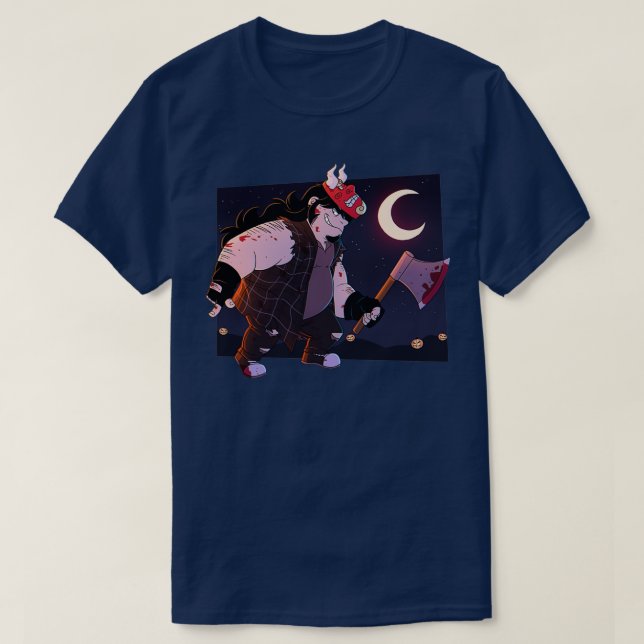 Camiseta Noche del hacha (Diseño del anverso)