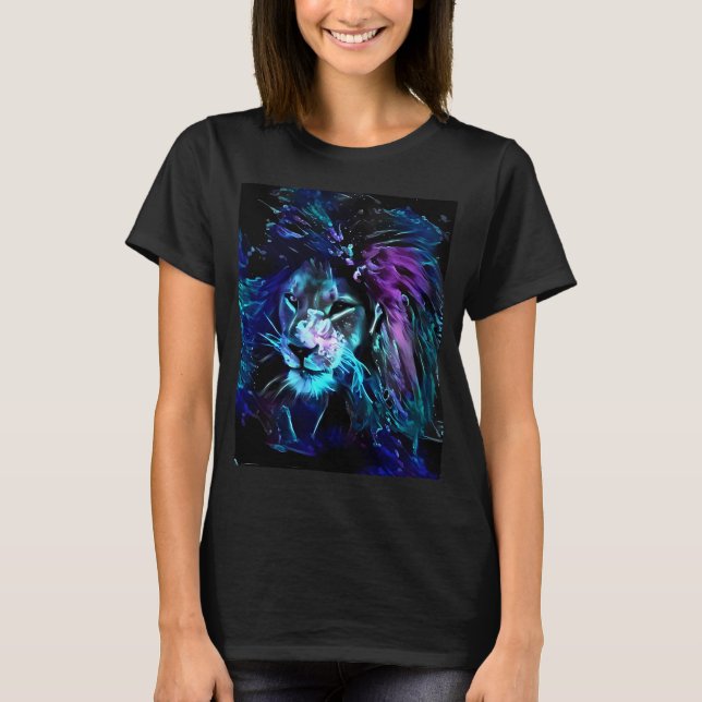 Camiseta Noche del León de Neón (Anverso)