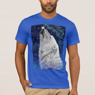 Camiseta Noche del oso polar - Dibujo combinado - Diferente