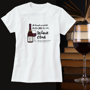 Camiseta Noche divertida de los chicas del club del vino de