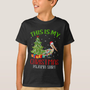 Camiseta Noche divertida Santa Luces Esta Es Mi Festividad 