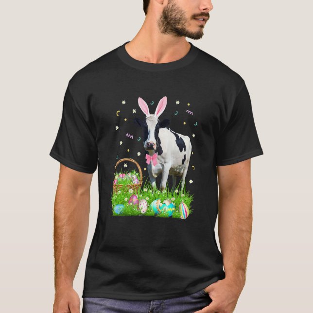 Camiseta Noche dulce de Pascua Diana de Pascua de conejo hu (Anverso)