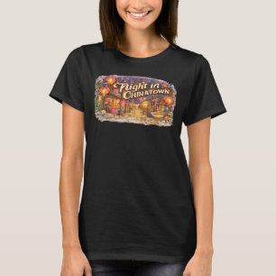 Camiseta Noche en China – Diseño de viaje de la ciudad noct