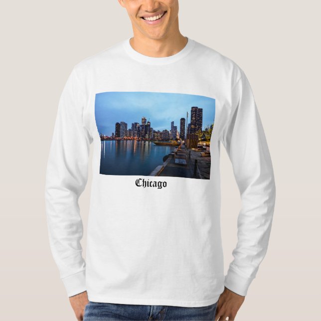 Camiseta Noche en Navy Pier (Anverso)