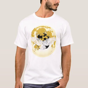 Camiseta Noche espeluznante Black Crow Animal Bird Gothic F