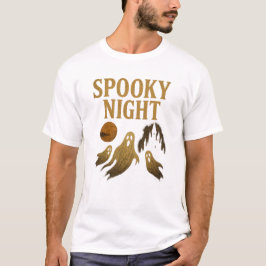 Camiseta Noche Espeluznante Clásico de Halloween Estética G