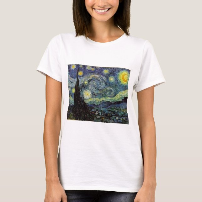 Camiseta noche estrellada, 1889, Vincent van Gogh (Anverso)